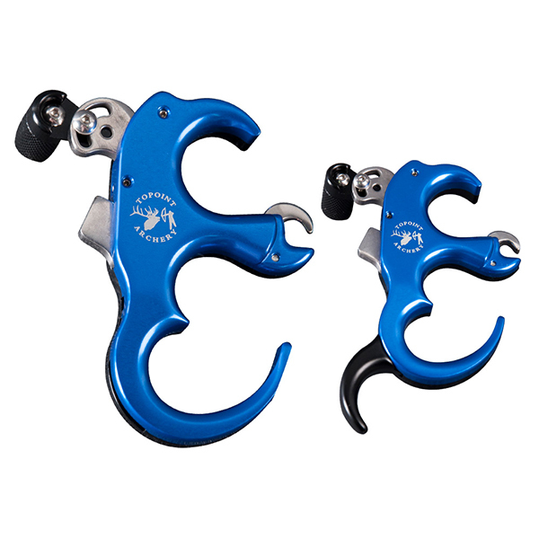 Bow Releases-TP420 Bow Release Aid 3/4 Fingers Automatic Archery Release Aluminium Alloy Thumb Trigger for Compound Bow Accessory