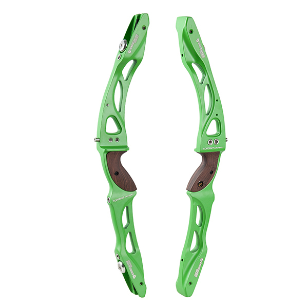 TOPOINT ARCHERY ENDEAVOR 25" Archery Recurve Bow Riser ILF Device Wooden Grip Takedown Bow High Strength Magnesium Alloy Bow Riser For Outdoor Trainin