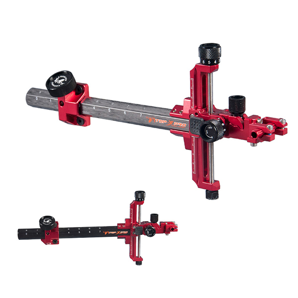 TOPOINT ARCHERY Carbon Bar Compound Sight TP8810 for Target Compound Bow,Micro Adjust,Detachable Bracket,Without Sight Scope