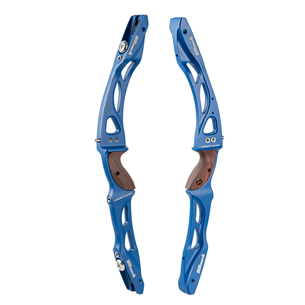 TOPOINT ARCHERY ENDEAVOR 25" Archery Recurve Bow Riser ILF Device Wooden Grip Takedown Bow High Strength Magnesium Alloy Bow Riser For Outdoor Trainin