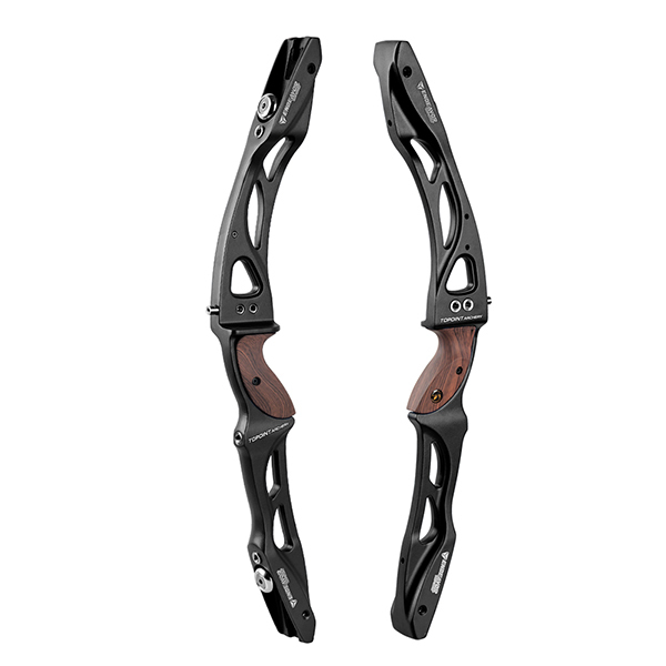 TOPOINT ARCHERY ENDEAVOR 25" Archery Recurve Bow Riser ILF Device Wooden Grip Takedown Bow High Strength Magnesium Alloy Bow Riser For Outdoor Trainin