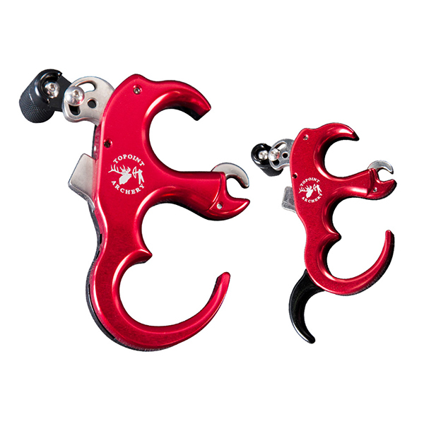 Bow Releases-TP420 Bow Release Aid 3/4 Fingers Automatic Archery Release Aluminium Alloy Thumb Trigger for Compound Bow Accessory
