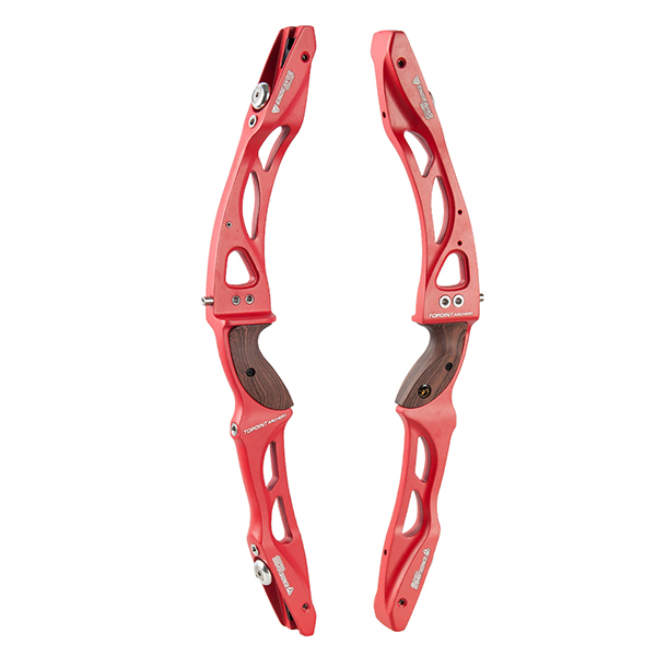 TOPOINT ARCHERY ENDEAVOR 25" Archery Recurve Bow Riser ILF Device Wooden Grip Takedown Bow High Strength Magnesium Alloy Bow Riser For Outdoor Trainin