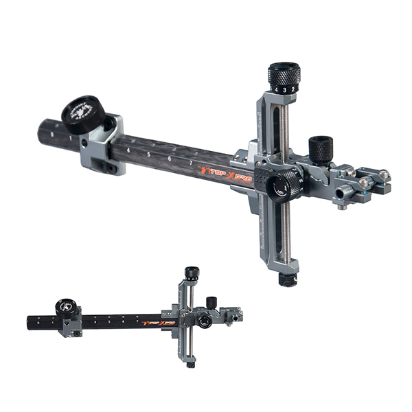 TOPOINT ARCHERY Carbon Bar Compound Sight TP8810 for Target Compound Bow,Micro Adjust,Detachable Bracket,Without Sight Scope