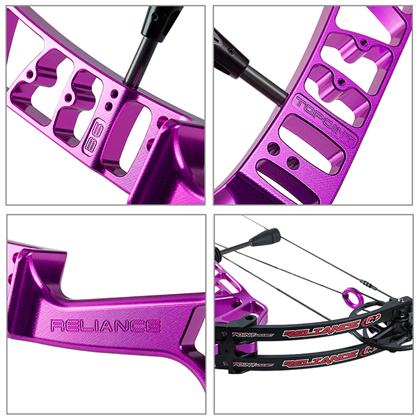 TOPOINT ARCHERY Reliance Teenager Target Compound Bow Package, Axle-Axle 36'',DW30-40/40-50LB/50-60LB,DL24-27''/26.5-29.5''