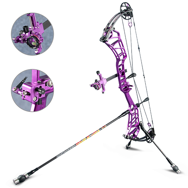 TOPOINT ARCHERY Reliance Teenager Target Compound Bow Package, Axle-Axle 36'',DW30-40/40-50LB/50-60LB,DL24-27''/26.5-29.5''