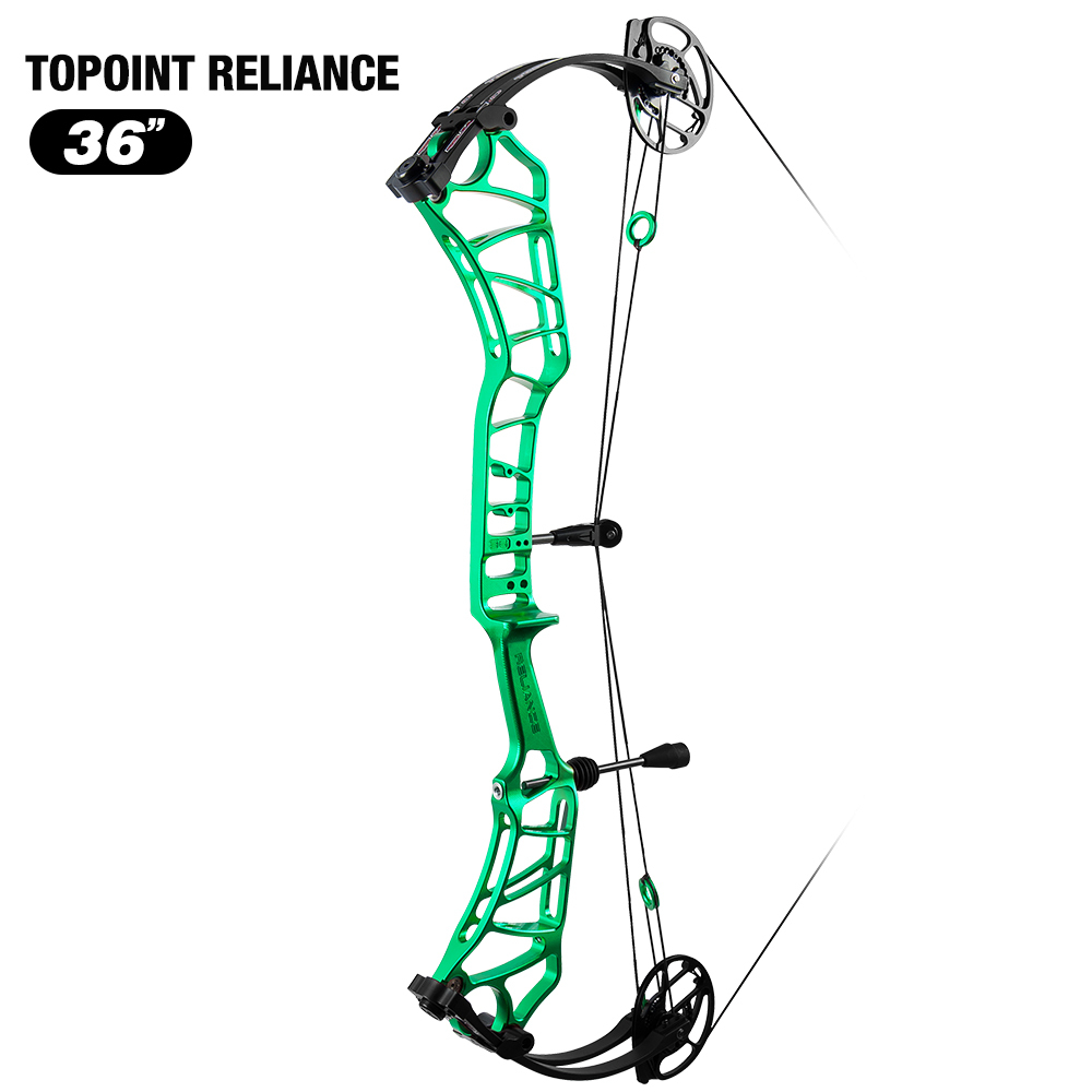 TOPOINT ARCHERY Reliance Teenager Target Compound Bow, Axle-Axle 36'',DW30-40/40-50LB/50-60LB,DL24-27''/26.5-29.5''