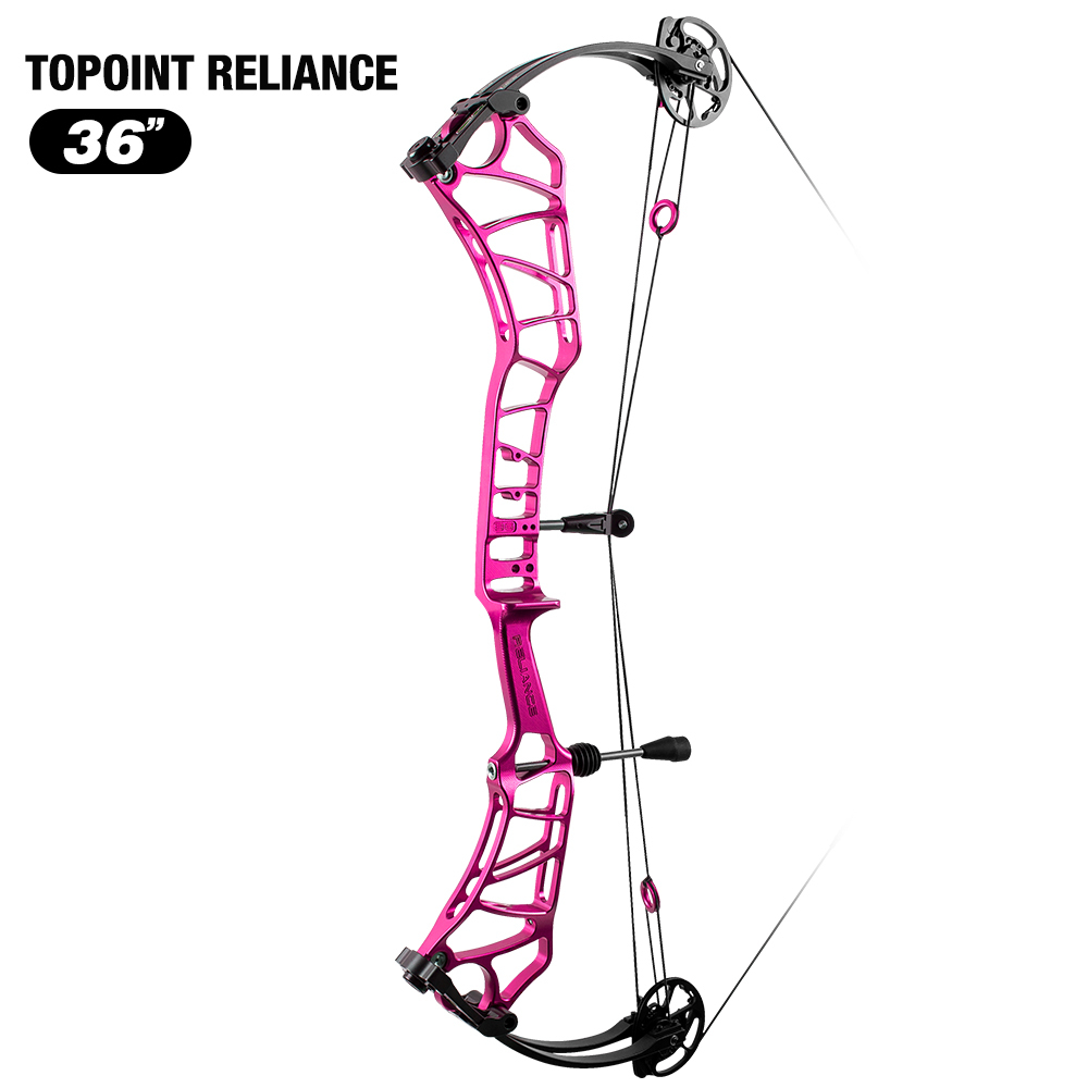 TOPOINT ARCHERY Reliance Teenager Target Compound Bow, Axle-Axle 36'',DW30-40/40-50LB/50-60LB,DL24-27''/26.5-29.5''