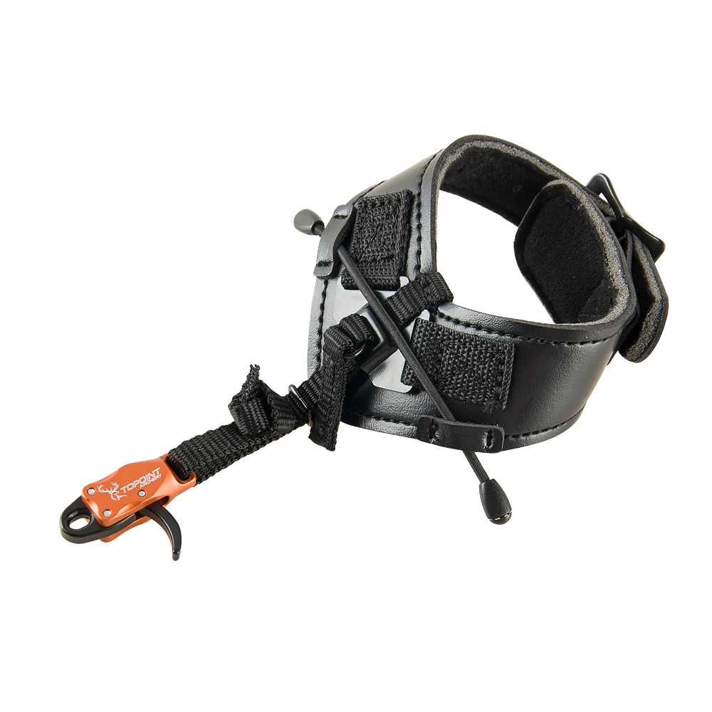 TOPOINT ARCHERY TP435 Archery Compound Bow Release Aid Strap with Buckle Foldback Design Shooting Wristband Hunting Accessories 8 Colors Can Be Select