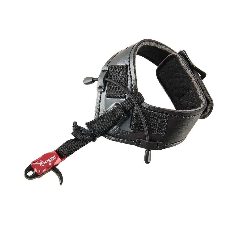 TOPOINT ARCHERY TP435 Archery Compound Bow Release Aid Strap with Buckle Foldback Design Shooting Wristband Hunting Accessories 8 Colors Can Be Select