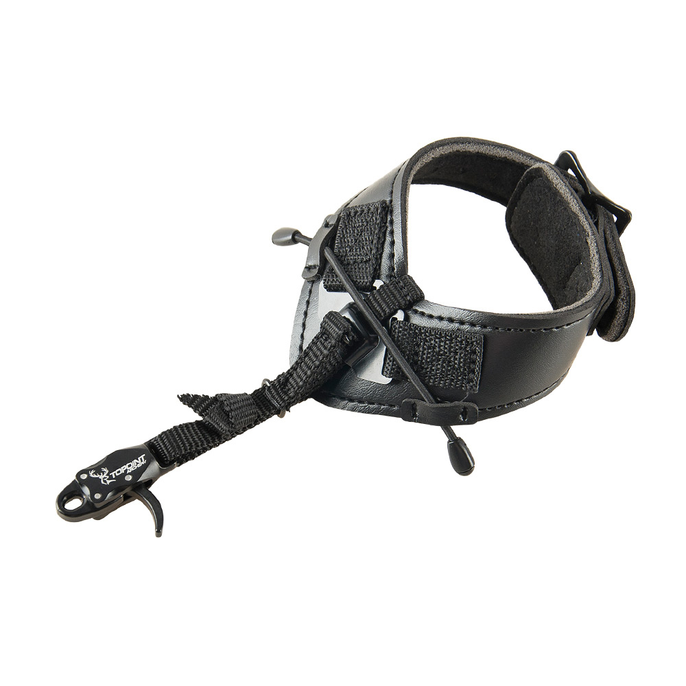TOPOINT ARCHERY TP435 Archery Compound Bow Release Aid Strap with Buckle Foldback Design Shooting Wristband Hunting Accessories 8 Colors Can Be Select
