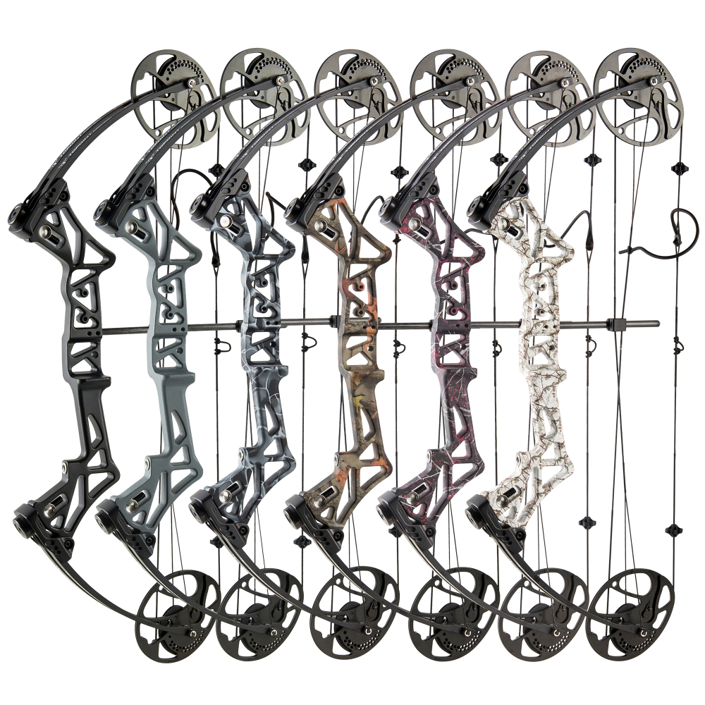 TOPOINT ARCHERY M1 Compound Bow Package , 19"-30" Draw Length,19-70Lbs Draw Weight,320fps IBO LIMBS MADE IN USA