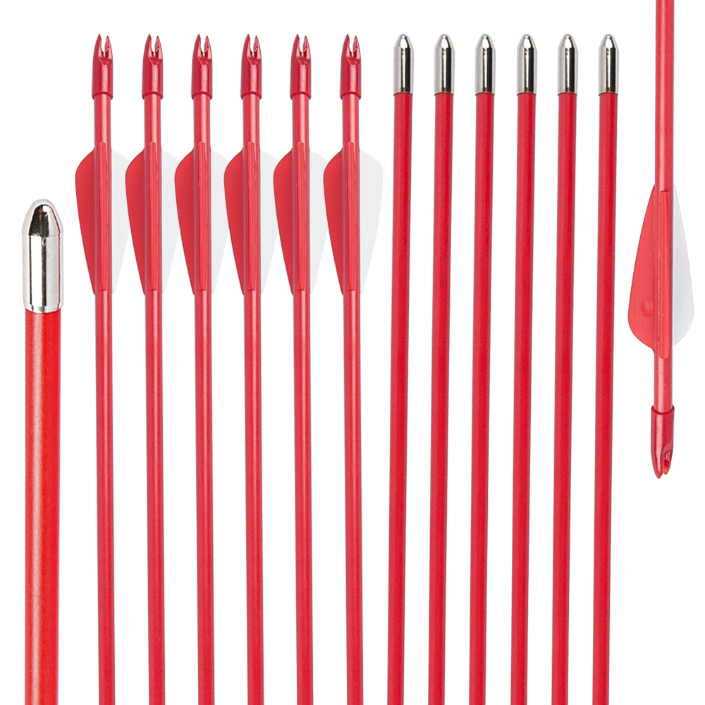 TOPOINT  Fiberglass Practice Arrows Archery 28 Inch