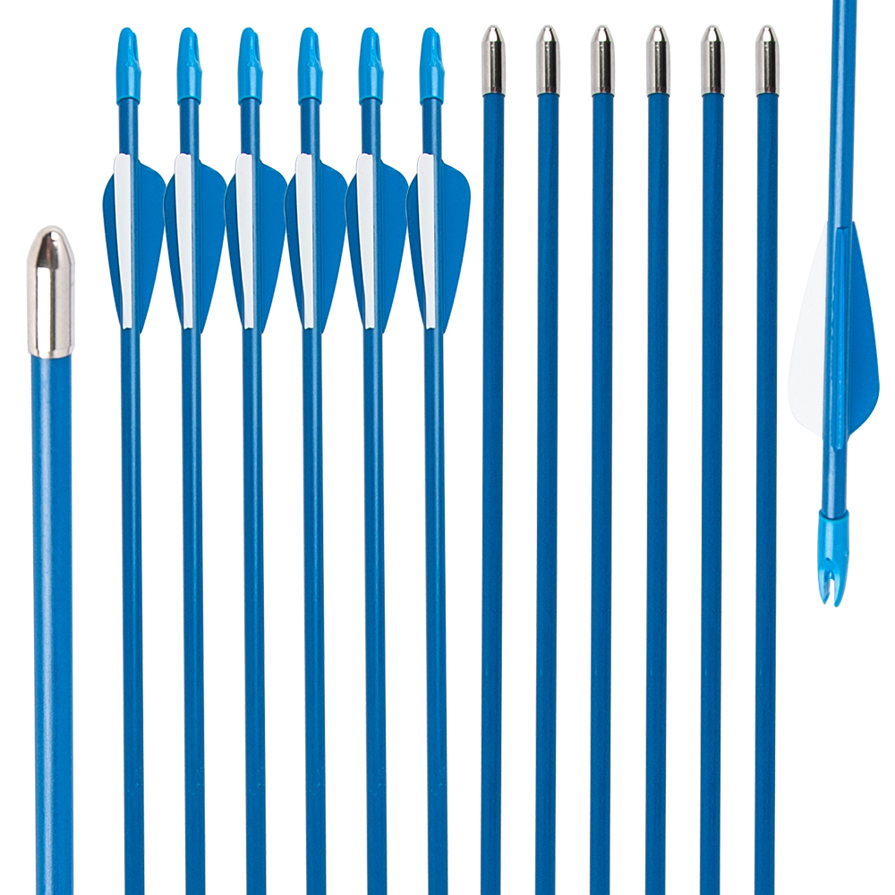 TOPOINT  Fiberglass Practice Arrows Archery 28 Inch