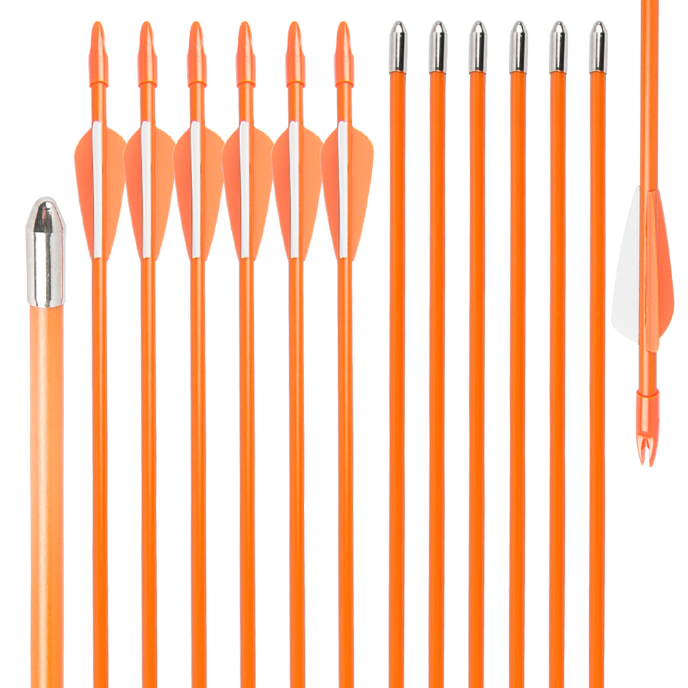 TOPOINT  Fiberglass Practice Arrows Archery 28 Inch