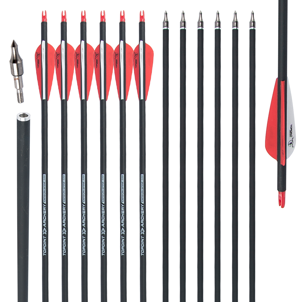 TOPOINT ARCHERY 30 inch Carbon Arrows