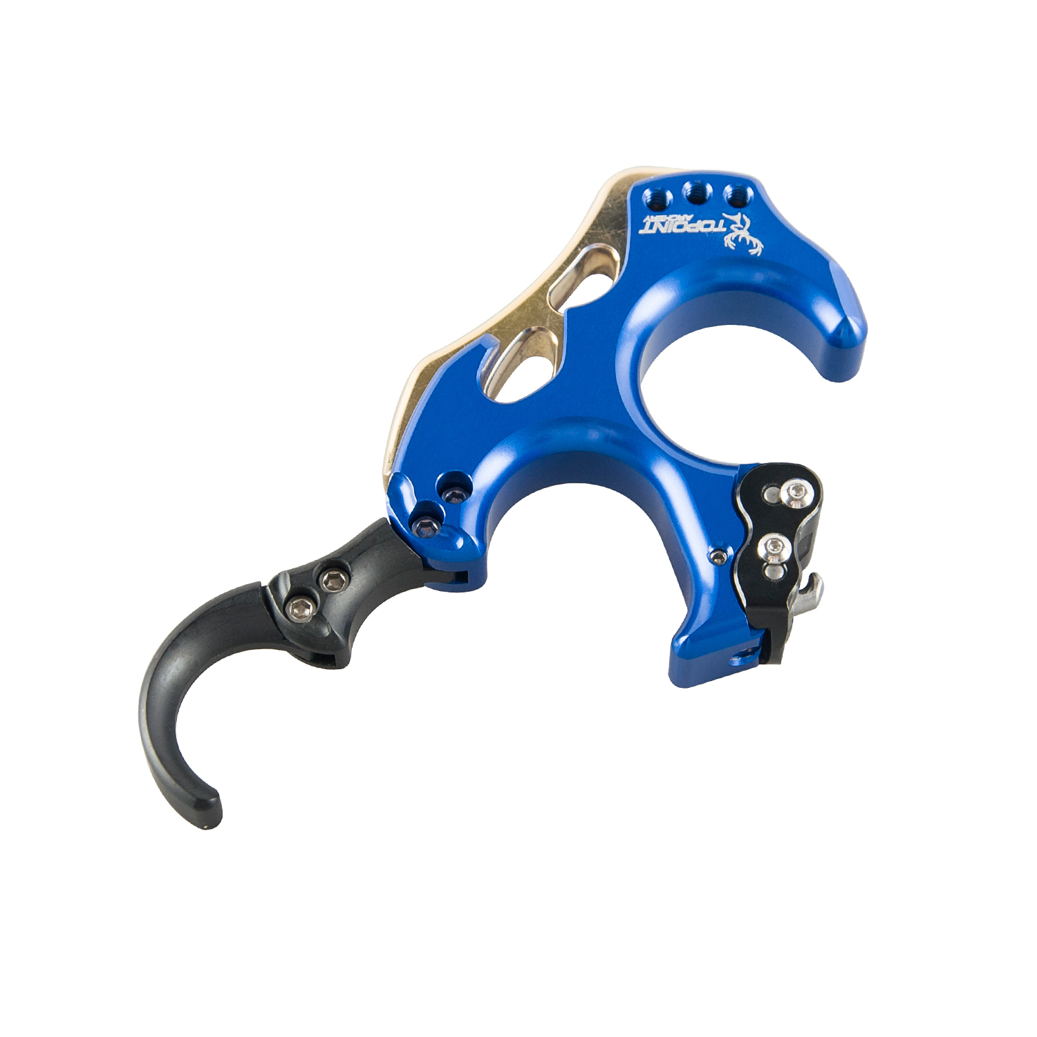 TOPOINT ARCHERY TP462 Back Tension Bow Release3 or 4 Finger Aluminum Release Aid Automatic Archery Caliper for Target Compound Bow