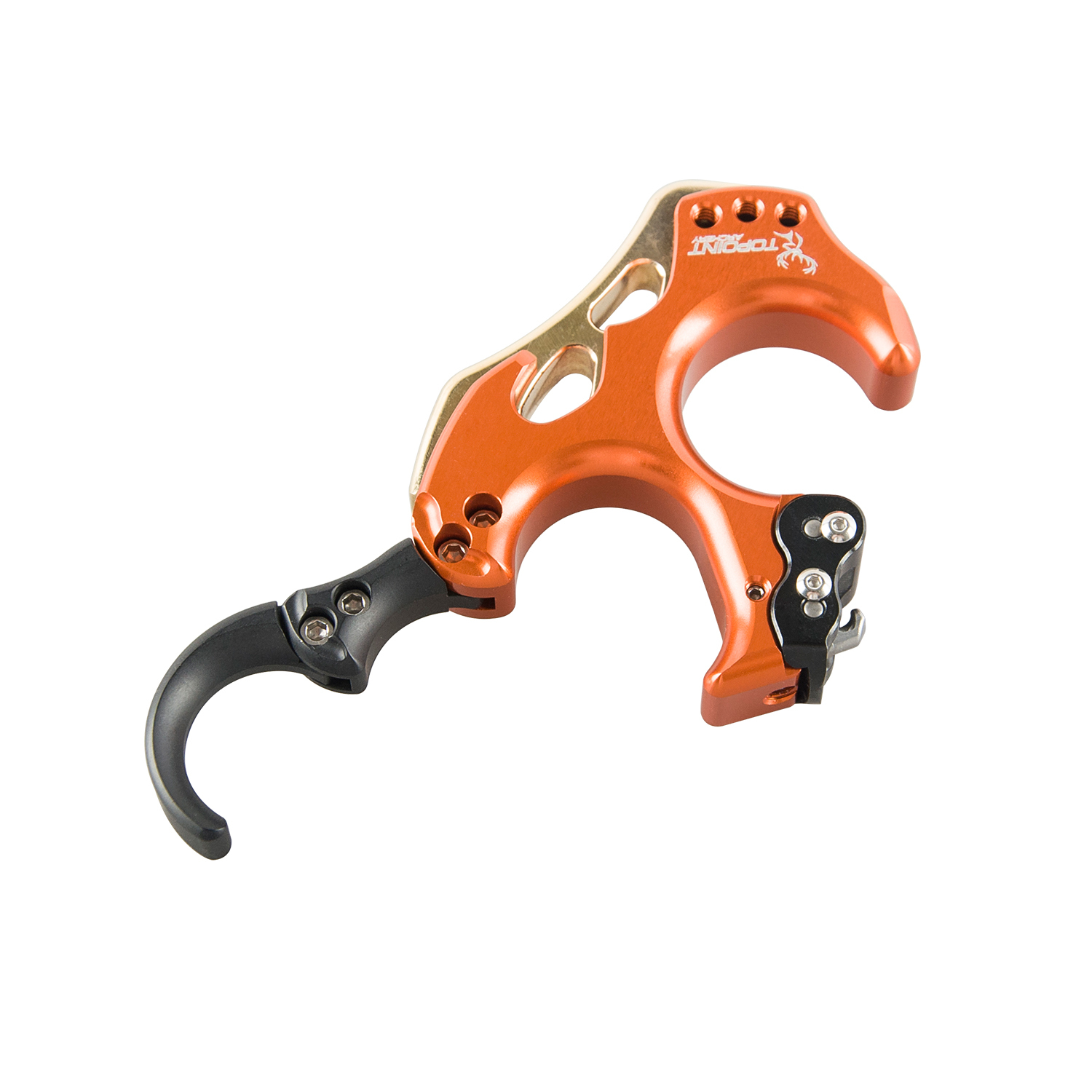 TOPOINT ARCHERY TP462 Back Tension Bow Release3 or 4 Finger Aluminum Release Aid Automatic Archery Caliper for Target Compound Bow