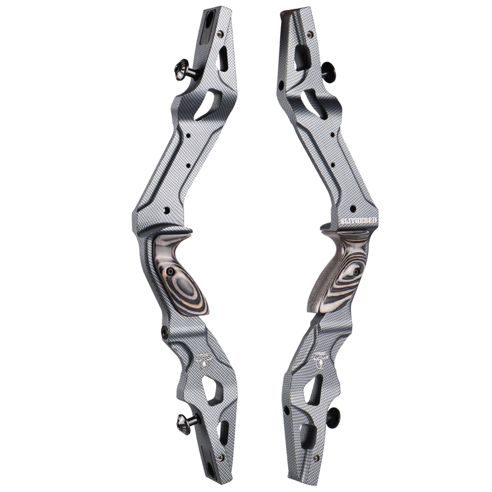 TOPOINT ARCHERY SLITHER 21" Recurve Bow Riser Aluminum CNC Machining Bow Riser American Hunting Bow Handle Right Handed for Archery Bow Hunting Target