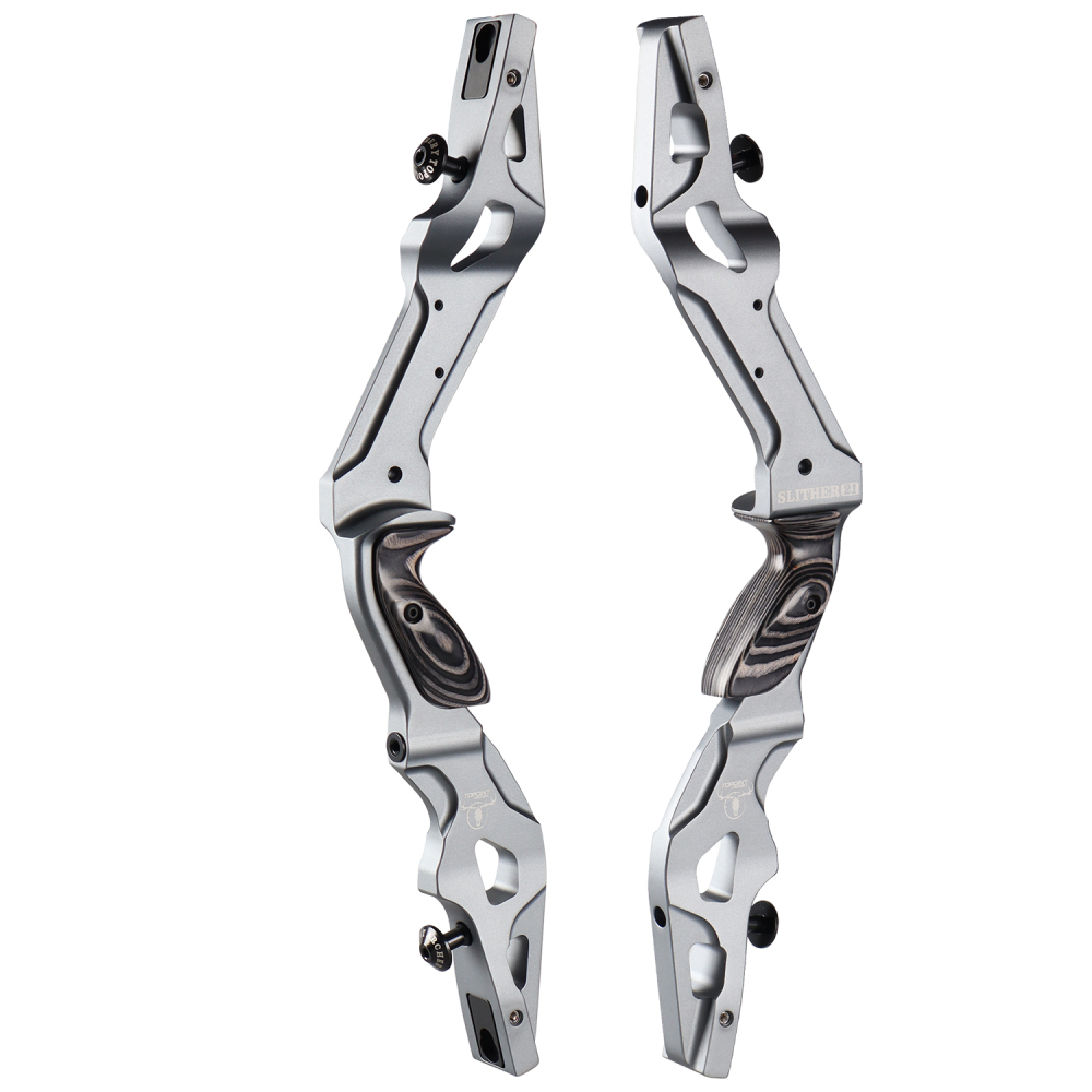 TOPOINT ARCHERY SLITHER 21" Recurve Bow Riser Aluminum CNC Machining Bow Riser American Hunting Bow Handle Right Handed for Archery Bow Hunting Target