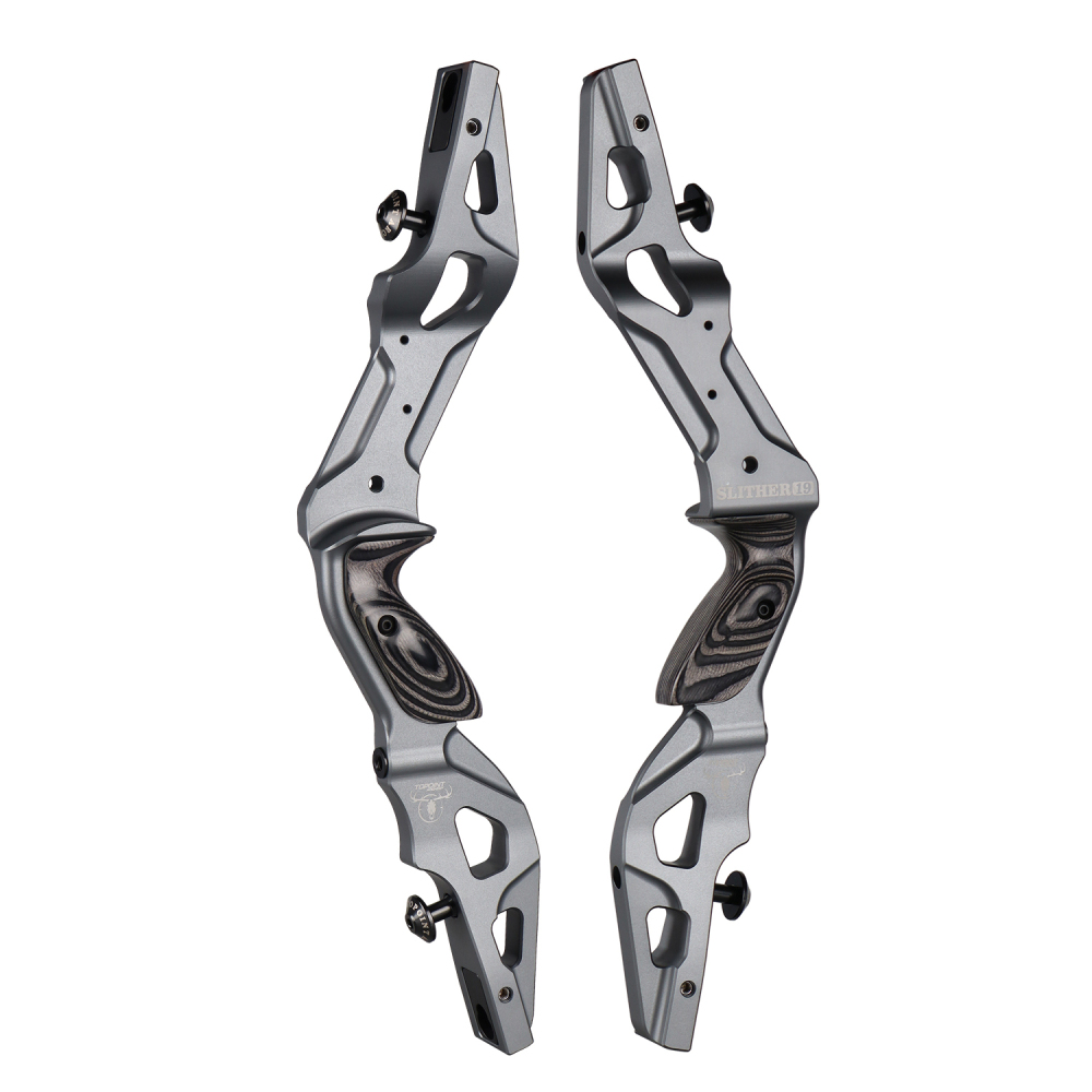 TOPOINT ARCHERY SLITHER 19" Recurve Bow Riser Aluminum CNC Machining Bow Riser American Hunting Bow Handle Right Handed for Archery Bow Hunting Target