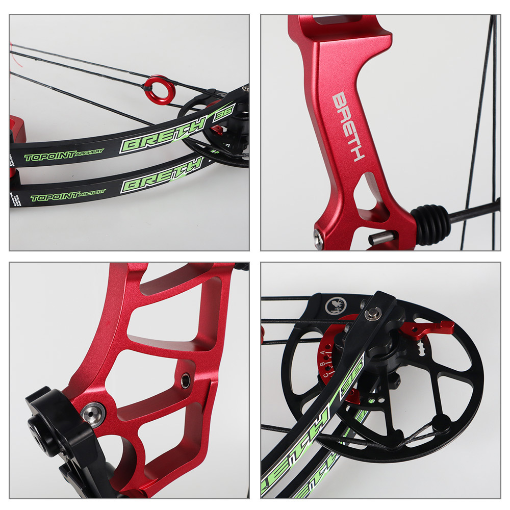 TOPOINT ARCHERY Breth 36 Teenager Target Compound Bow, Axle-Axle 36'',DW30-40/40-50LB/50-60LB,DL24-27''/26-30''