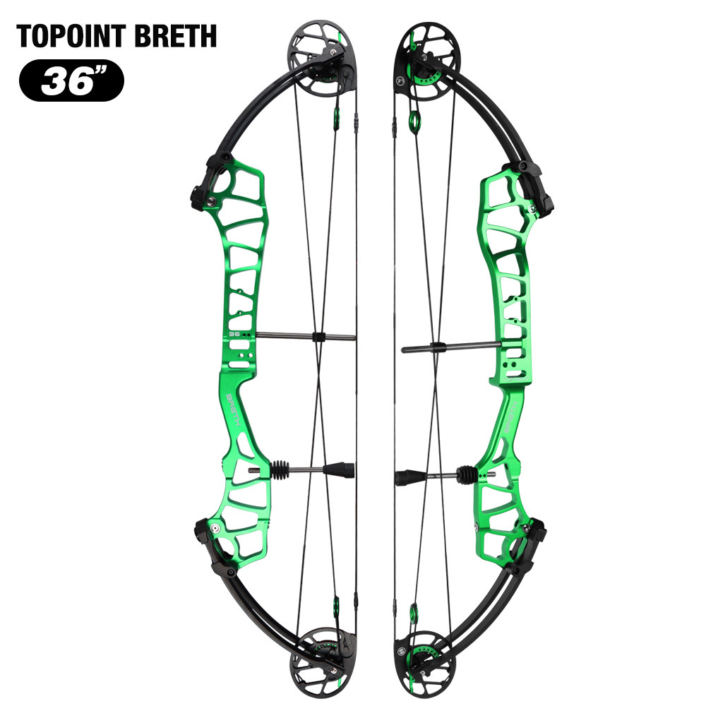 TOPOINT ARCHERY Breth 36 Teenager Target Compound Bow, Axle-Axle 36'',DW30-40/40-50LB/50-60LB,DL24-27''/26-30''