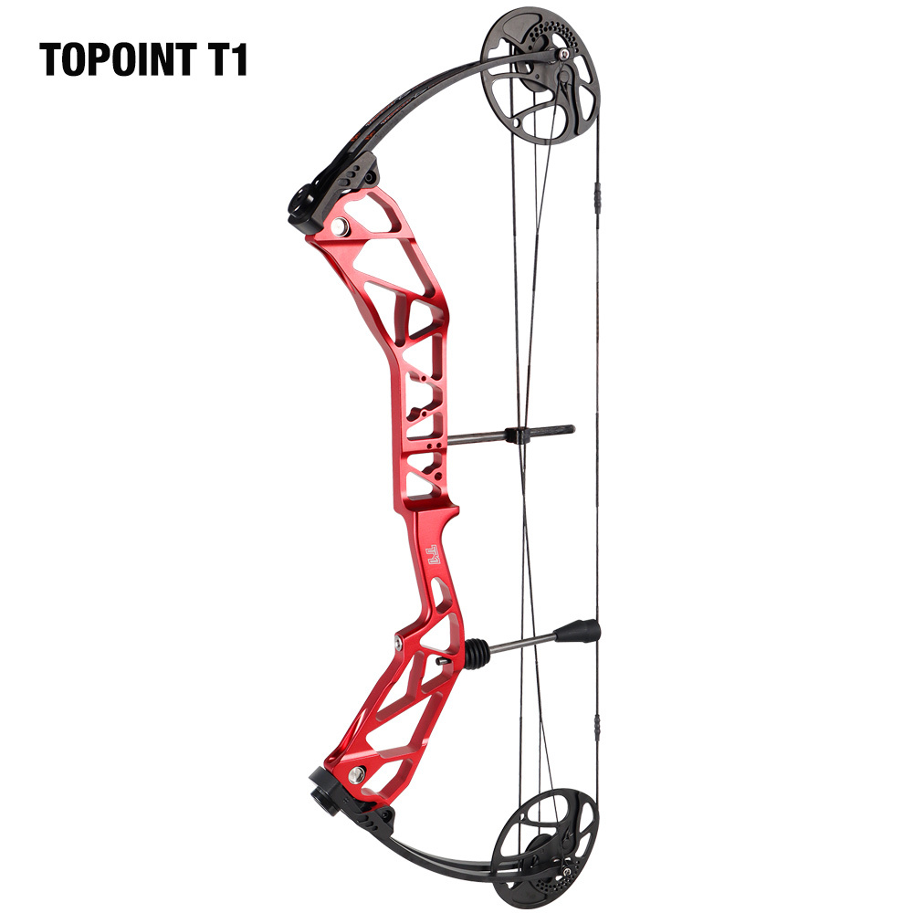 TOPOINT ARCHERY T1 Compound Bow Only Archery Bow For Hunting Draw Length 19-30" Draw Weight19-70Lbs Adjustable Hunting Bow