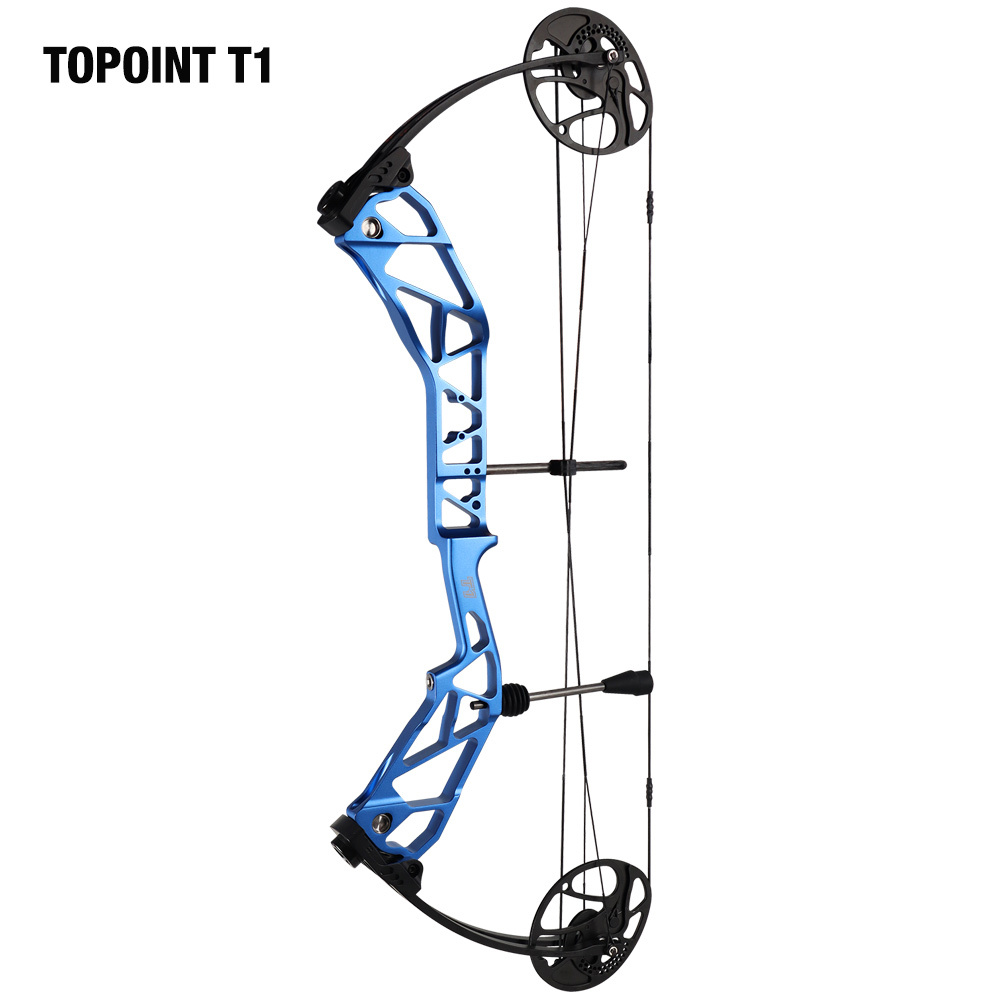 TOPOINT ARCHERY T1 Compound Bow Only Archery Bow For Hunting Draw Length 19-30" Draw Weight19-70Lbs Adjustable Hunting Bow