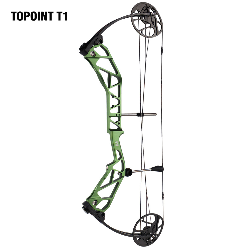TOPOINT ARCHERY T1 Compound Bow Only Archery Bow For Hunting Draw Length 19-30" Draw Weight19-70Lbs Adjustable Hunting Bow