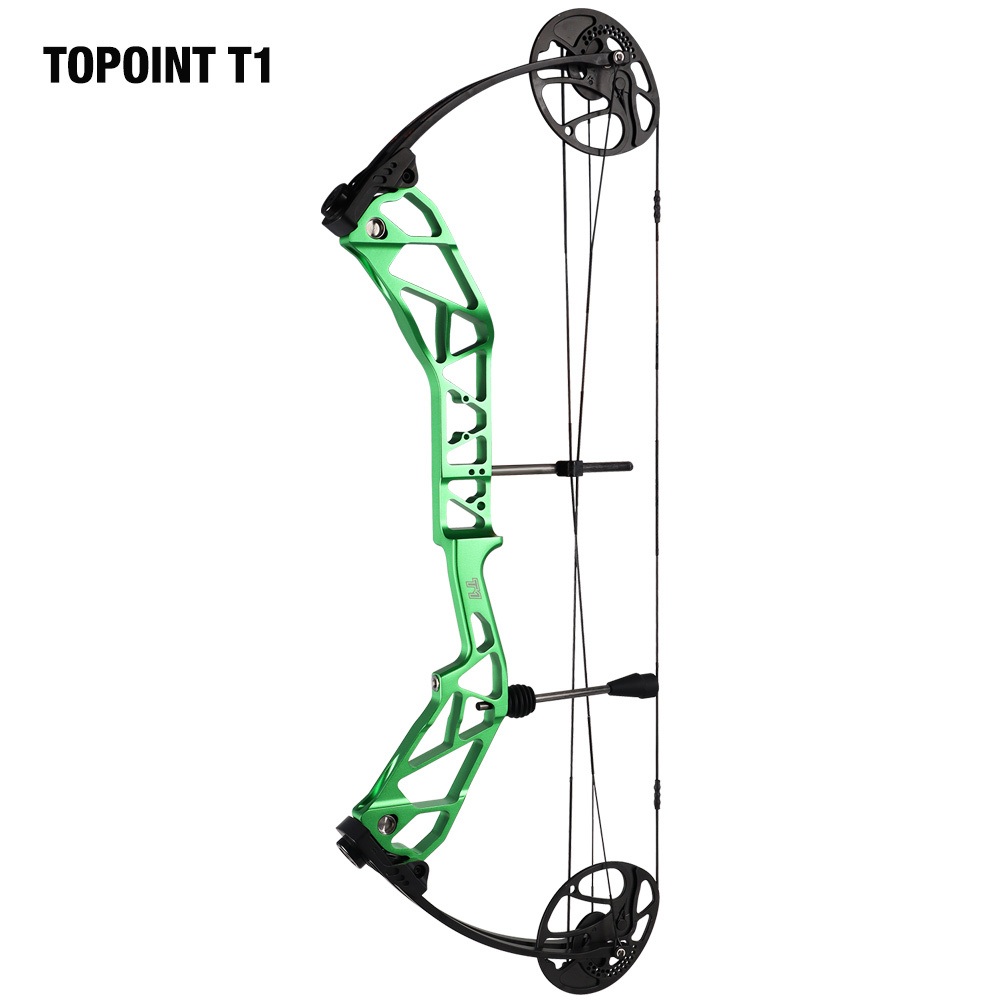 TOPOINT ARCHERY T1 Compound Bow Only Archery Bow For Hunting Draw Length 19-30" Draw Weight19-70Lbs Adjustable Hunting Bow
