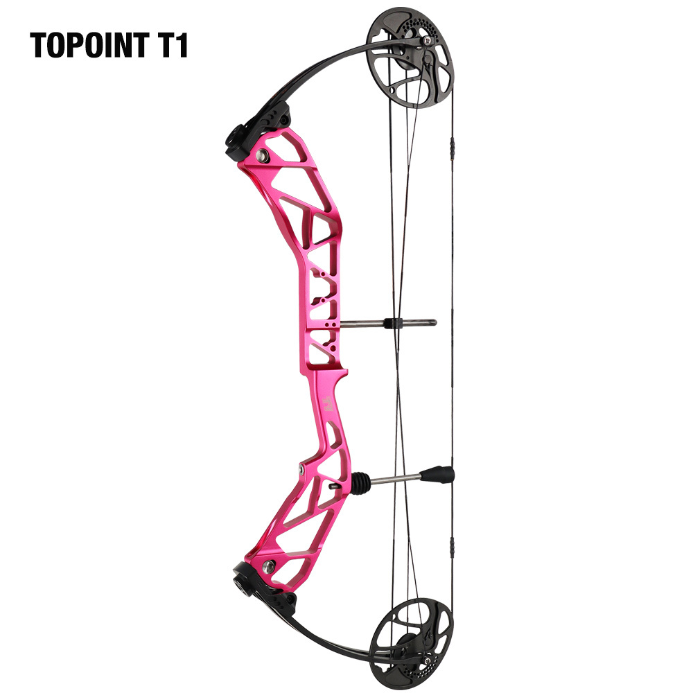 TOPOINT ARCHERY T1 Compound Bow Only Archery Bow For Hunting Draw Length 19-30" Draw Weight19-70Lbs Adjustable Hunting Bow