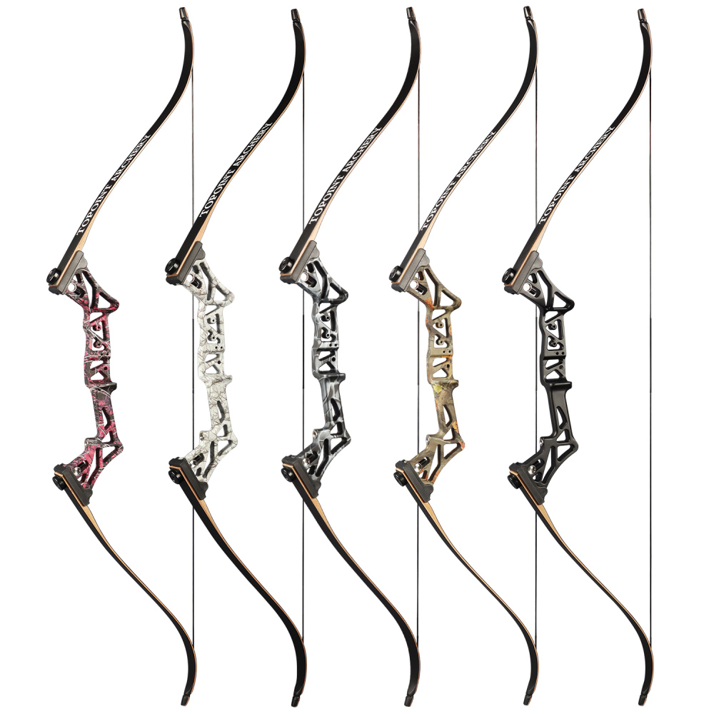 TOPOINT ARCHERY R3 Hunting Recurve Bow and Arrows for Adults,Takedown Recurve Bow Package,Ready to Shoot Archery Kit,40lbs,45lbs,50lbs / Black,Ghost,C
