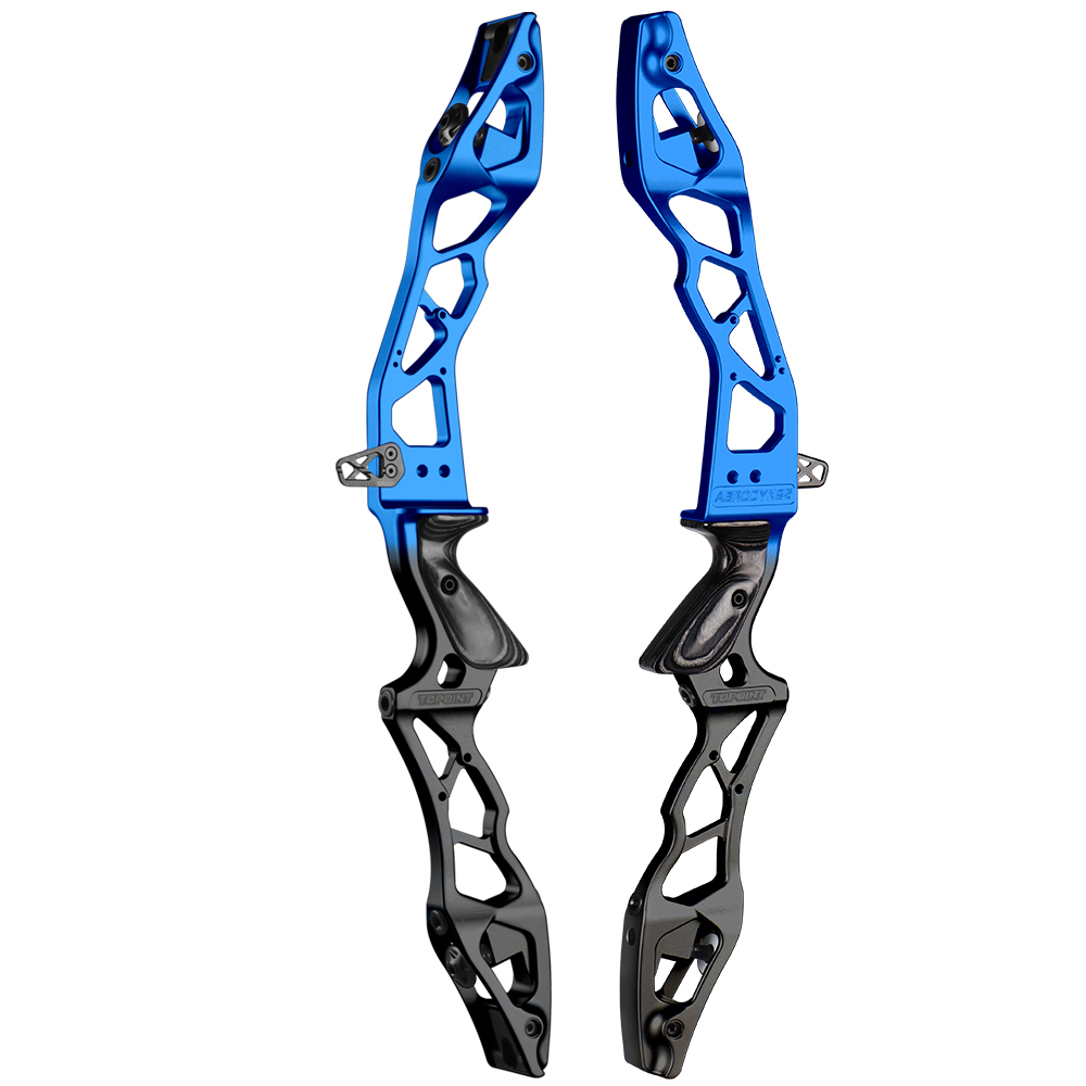 TOPOINT ARCHERY AERODYN 25" ILF Device Recurve Bow Riser Aluminum Alloy CNC 6061 RH / LH for Outdoor Archery Shooting