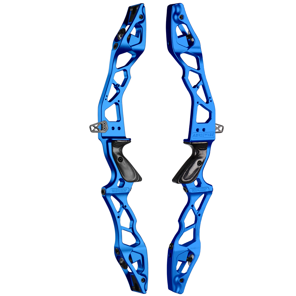 TOPOINT ARCHERY AERODYN 25" ILF Device Recurve Bow Riser Aluminum Alloy CNC 6061 RH / LH for Outdoor Archery Shooting