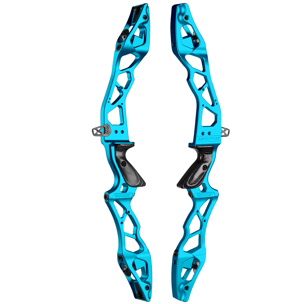 TOPOINT ARCHERY AERODYN 25" ILF Device Recurve Bow Riser Aluminum Alloy CNC 6061 RH / LH for Outdoor Archery Shooting