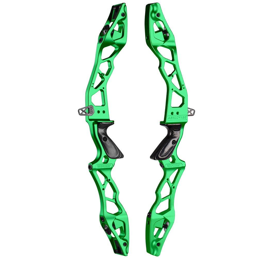 TOPOINT ARCHERY AERODYN 25" ILF Device Recurve Bow Riser Aluminum Alloy CNC 6061 RH / LH for Outdoor Archery Shooting