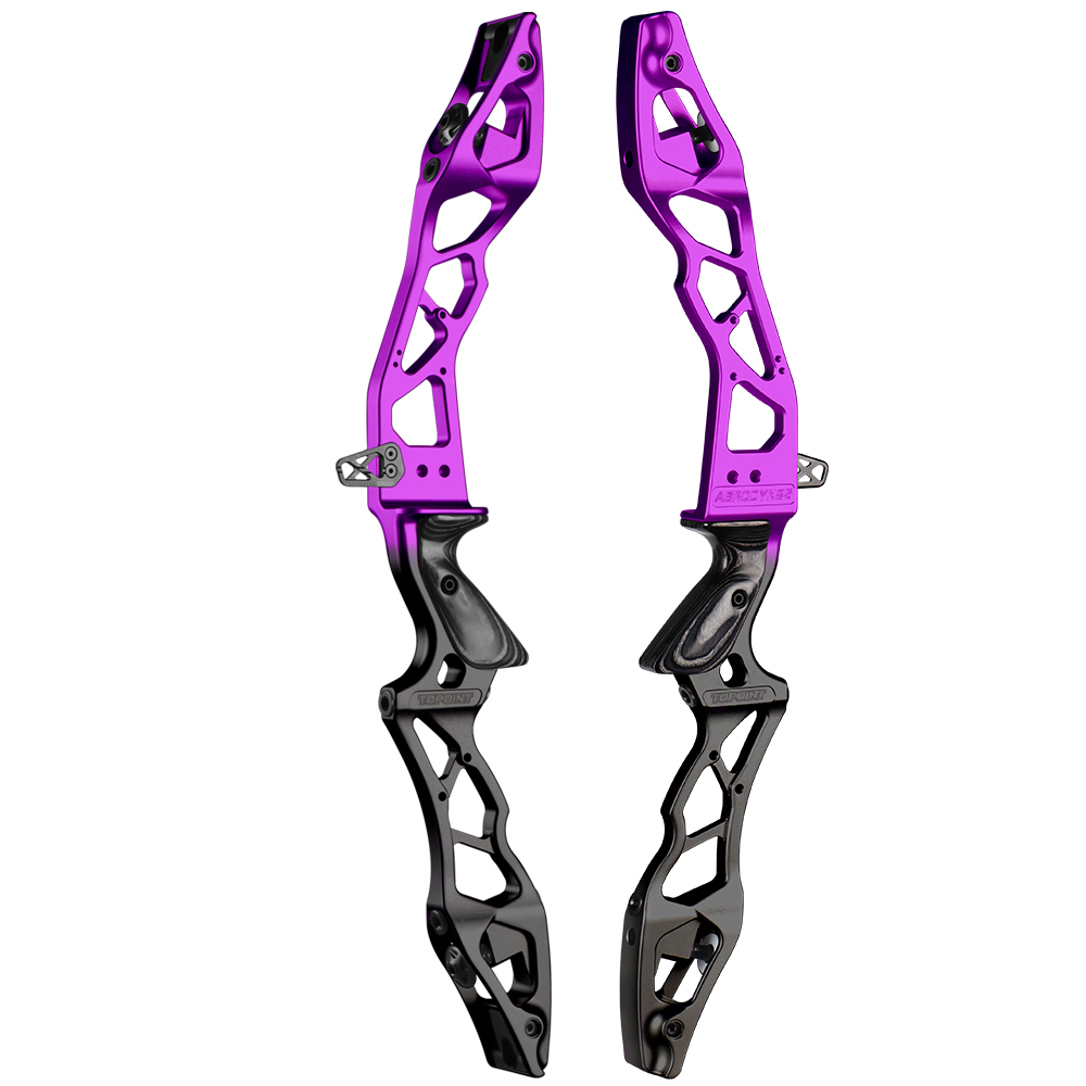 TOPOINT ARCHERY AERODYN 25" ILF Device Recurve Bow Riser Aluminum Alloy CNC 6061 RH / LH for Outdoor Archery Shooting