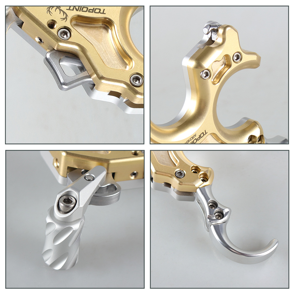 3 OR 4 FINGER THUMB TRIGGERBLACK/BRASS-TP468