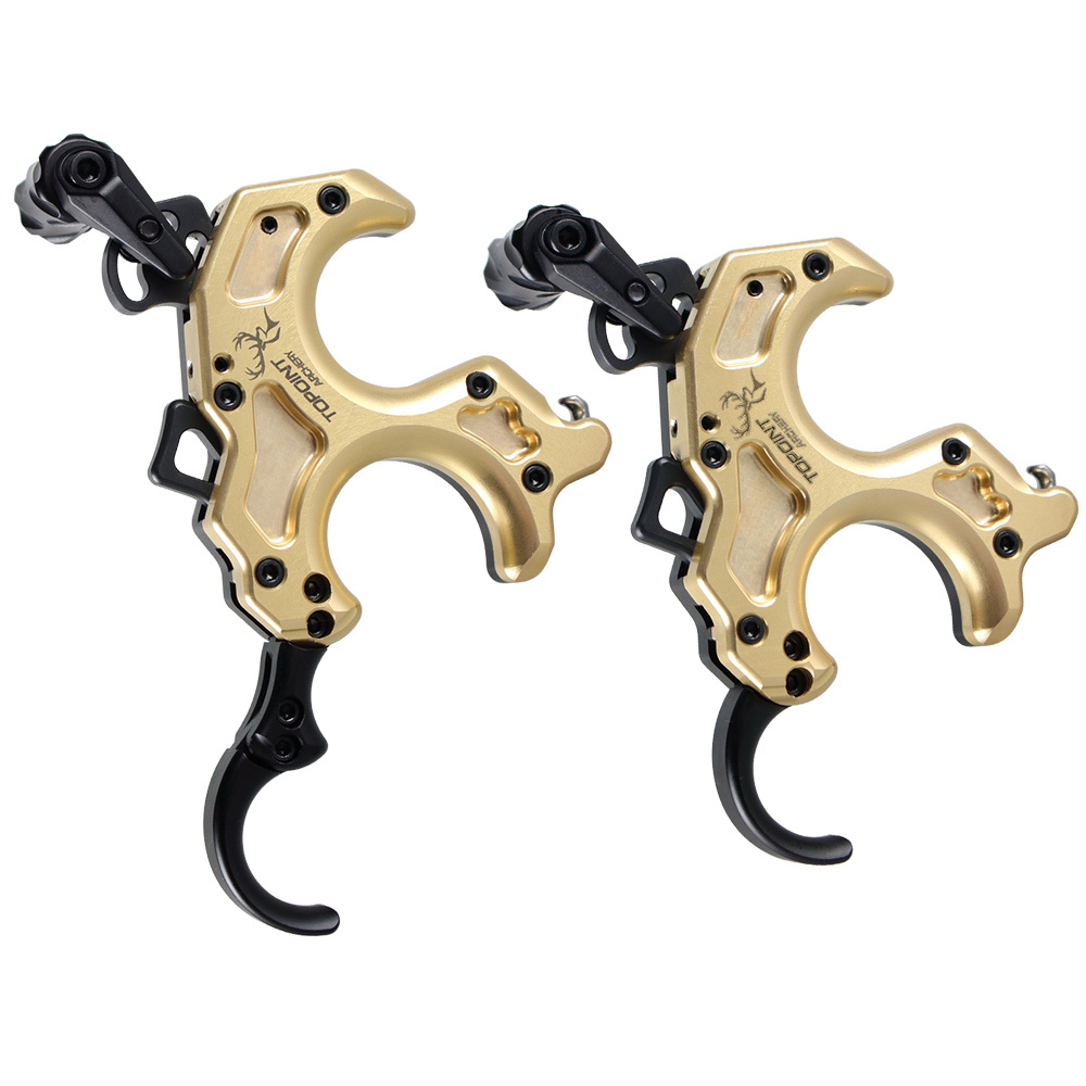 3 OR 4 FINGER THUMB TRIGGERBLACK/BRASS-TP468