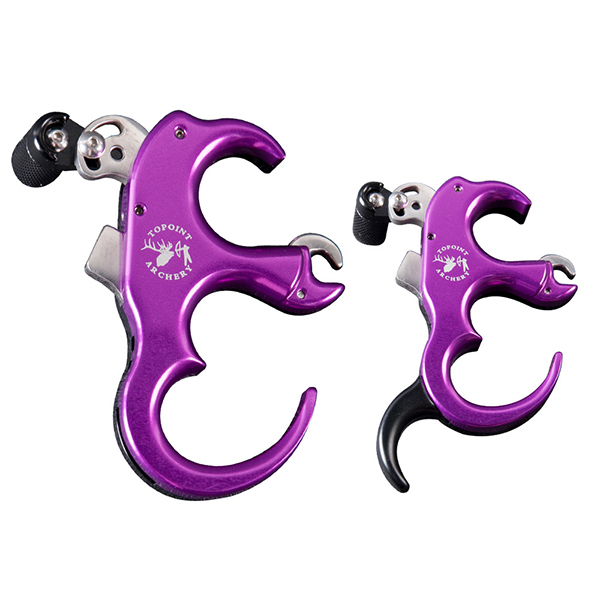 Bow Releases-TP420 Bow Release Aid 3/4 Fingers Automatic Archery Release Aluminium Alloy Thumb Trigger for Compound Bow Accessory