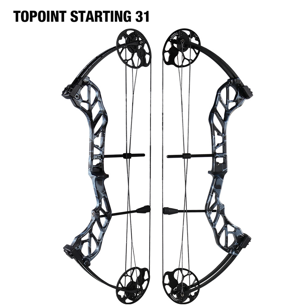 TOPOINT ARCHERY Starting 31 Hunting Compound Bow Only for Beginner&Intermediate Archers Archery Equipment DW:19-70LB, DL19-30"