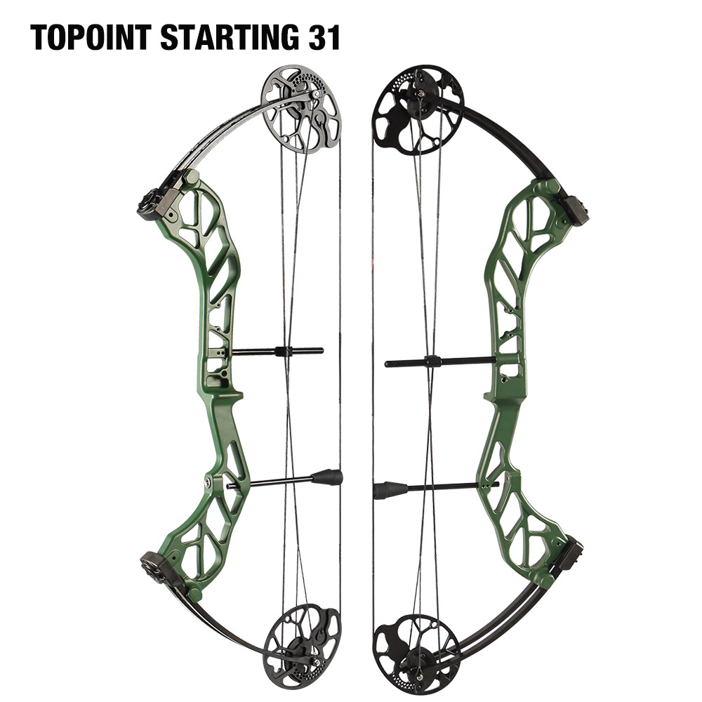TOPOINT ARCHERY Starting 31 Hunting Compound Bow Only for Beginner&Intermediate Archers Archery Equipment DW:19-70LB, DL19-30"
