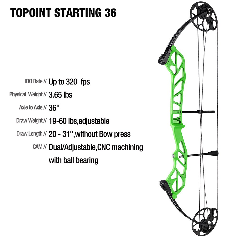 Youth & New Beginner Target Compound Bow -Topoint Starting 36