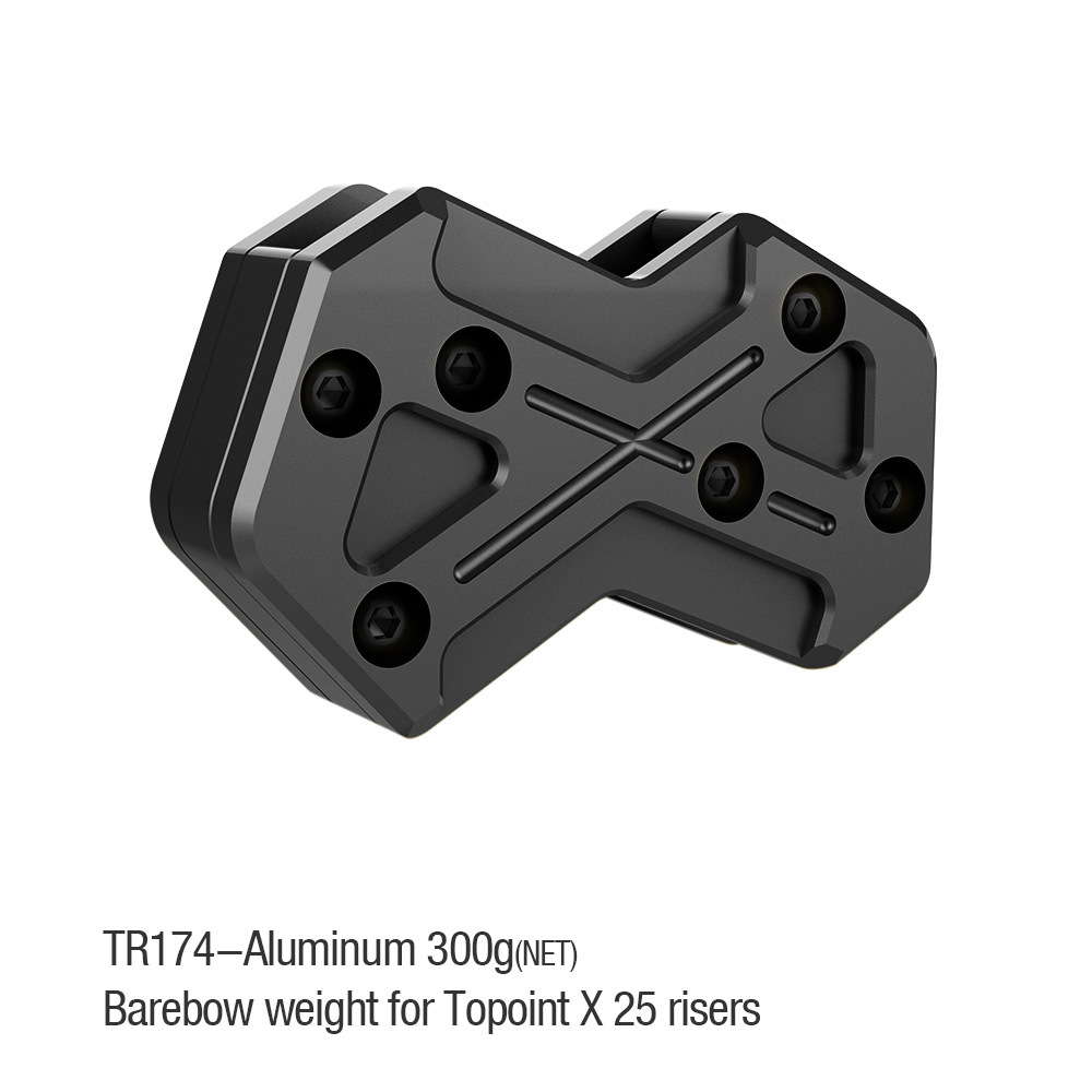 Barebow Weight Package for Topoint X 25 Recurve bow riser