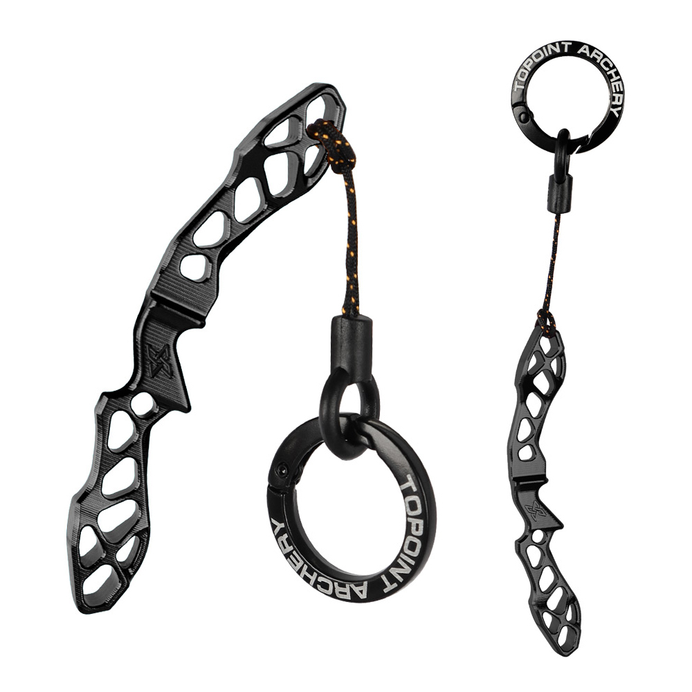 Topoint Archery Alumiunum CNC Machining Recurve bow riser key chain topoint X MINI