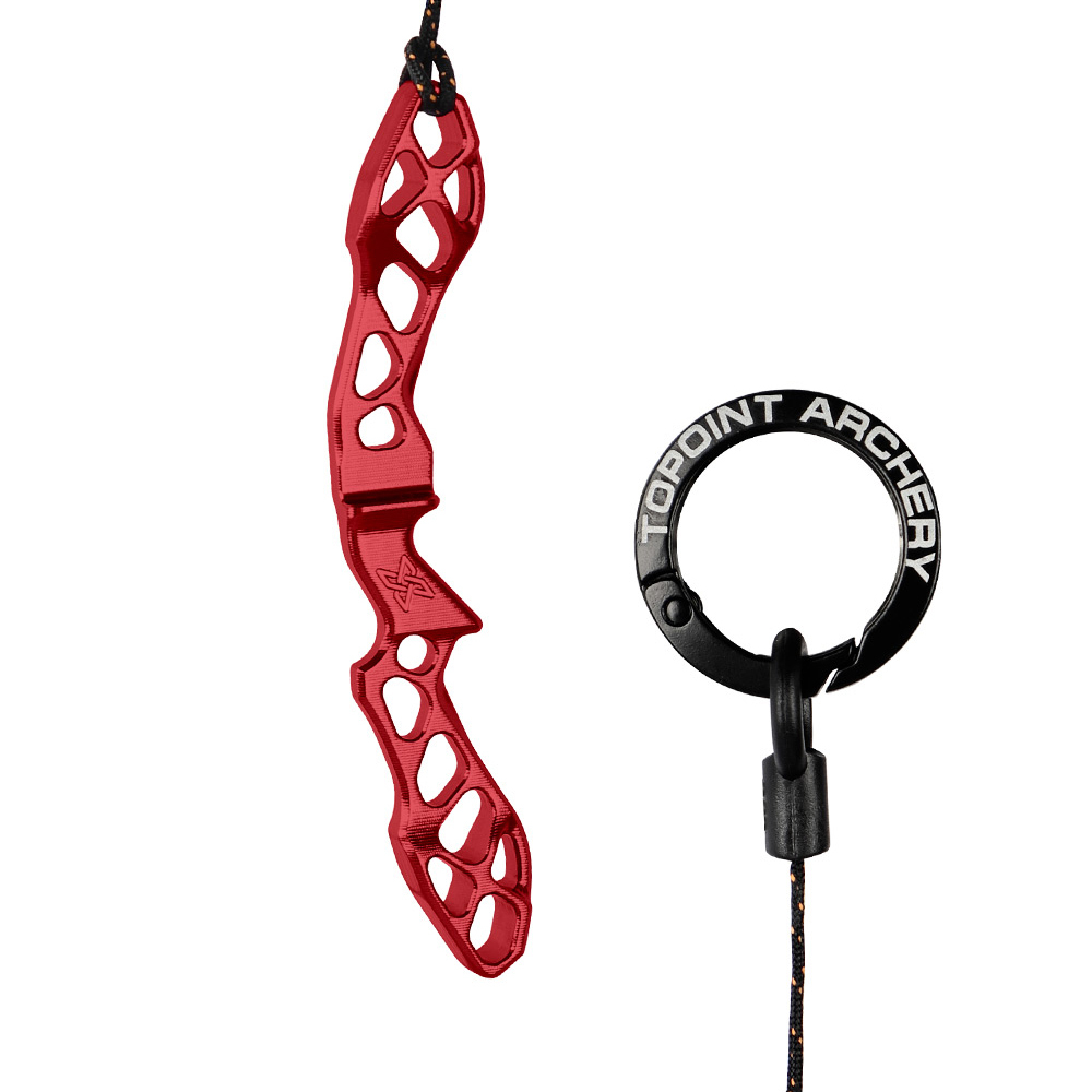 Topoint Archery Alumiunum CNC Machining Recurve bow riser key chain topoint X MINI