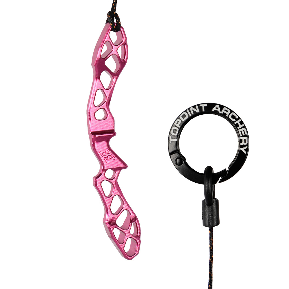 Topoint Archery Alumiunum CNC Machining Recurve bow riser key chain topoint X MINI