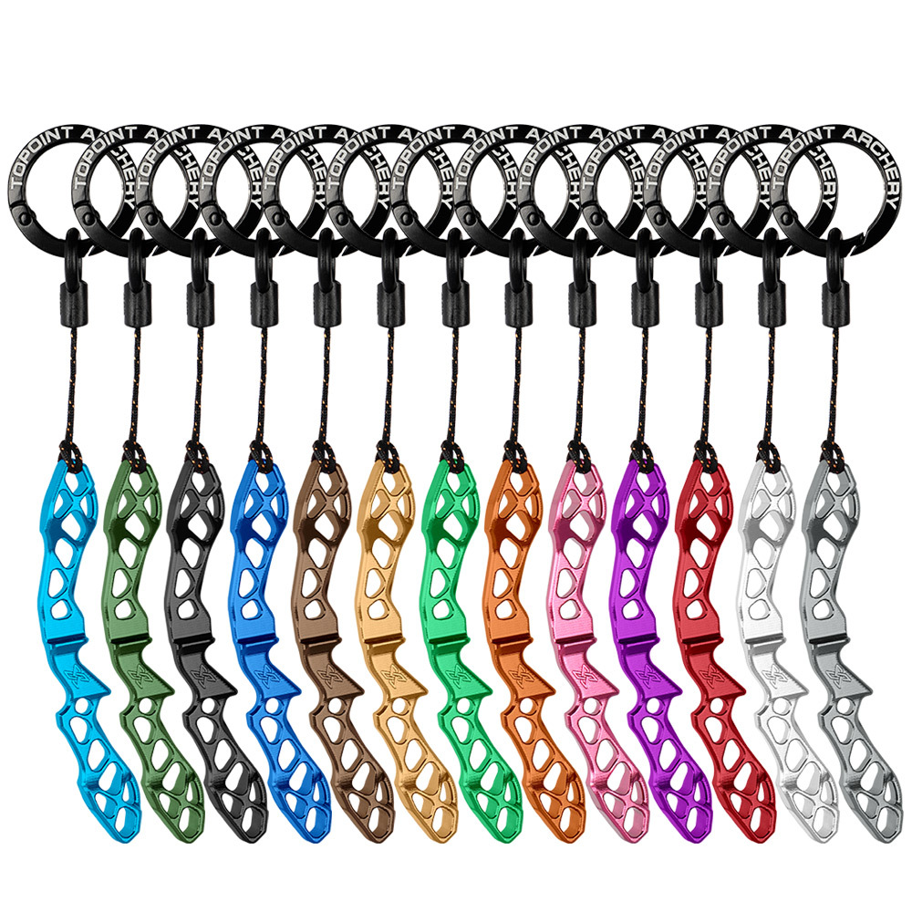 Topoint Archery Alumiunum CNC Machining Recurve bow riser key chain topoint X MINI