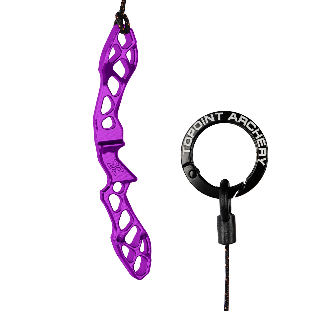 Topoint Archery Alumiunum CNC Machining Recurve bow riser key chain topoint X MINI